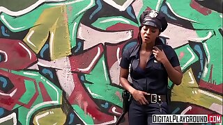 Homeless unfocused gets fucked by ebony cop - DigitalPlayground