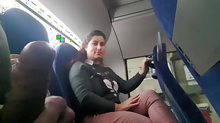Dashing seduces Milf to Suck & Lollygag his Dick almost Bus